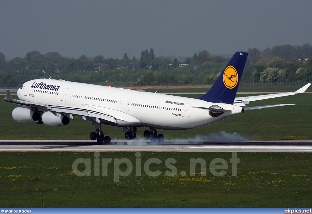 D-AIGS, Airbus A340-300, Lufthansa