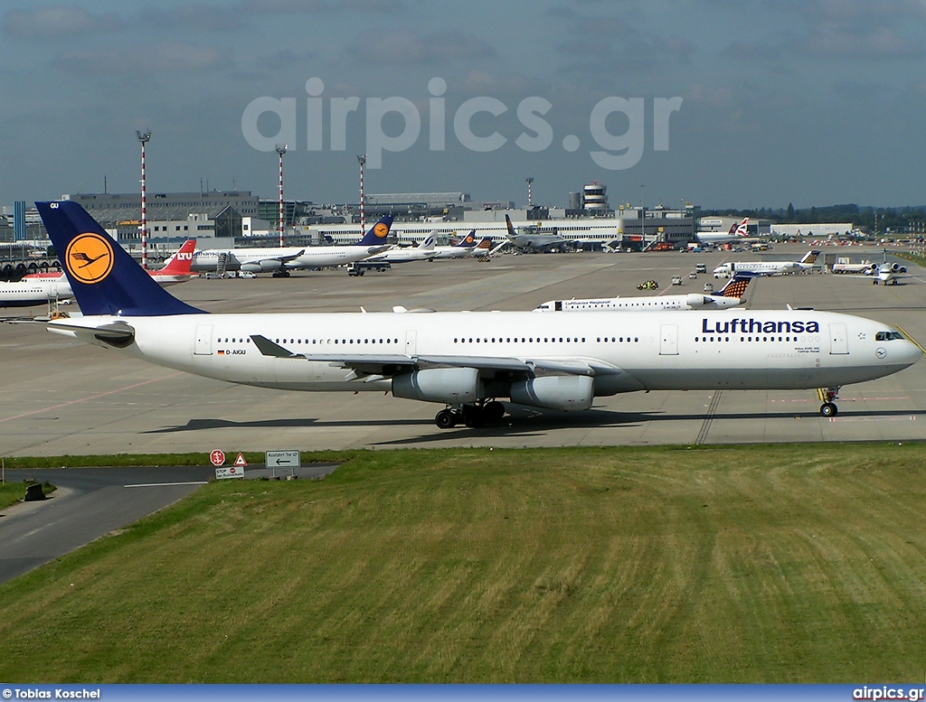 D-AIGU, Airbus A340-300, Lufthansa