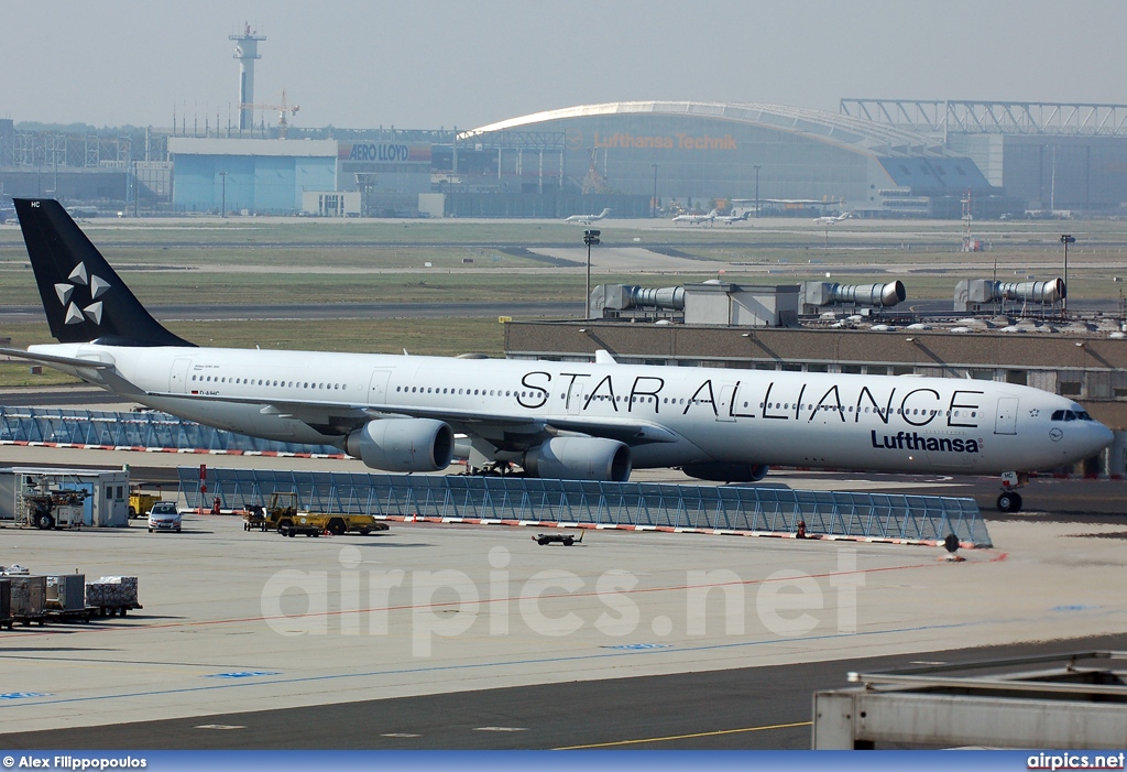 D-AIHC, Airbus A340-600, Lufthansa