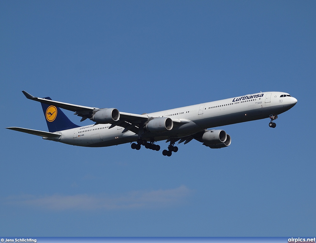 D-AIHE, Airbus A340-600, Lufthansa