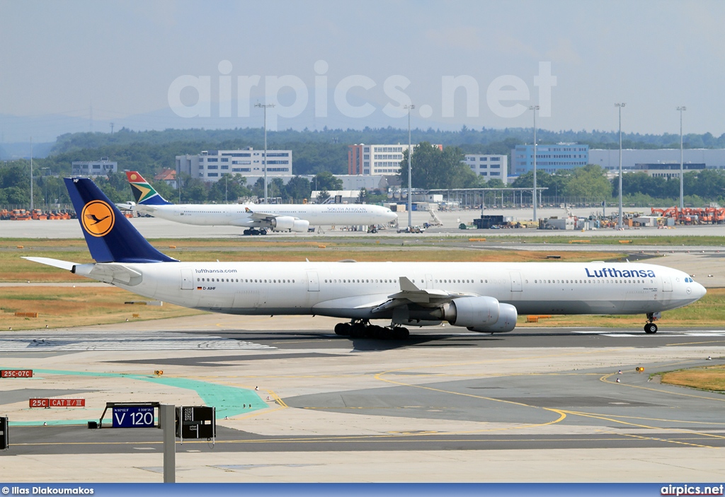 D-AIHF, Airbus A340-600, Lufthansa