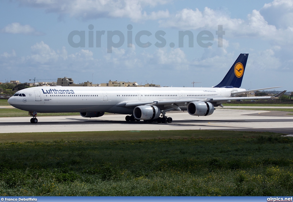 D-AIHL, Airbus A340-600, Lufthansa