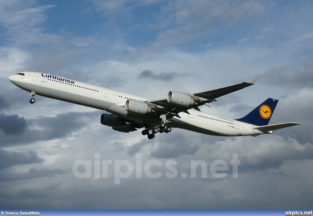 D-AIHM, Airbus A340-600, Lufthansa