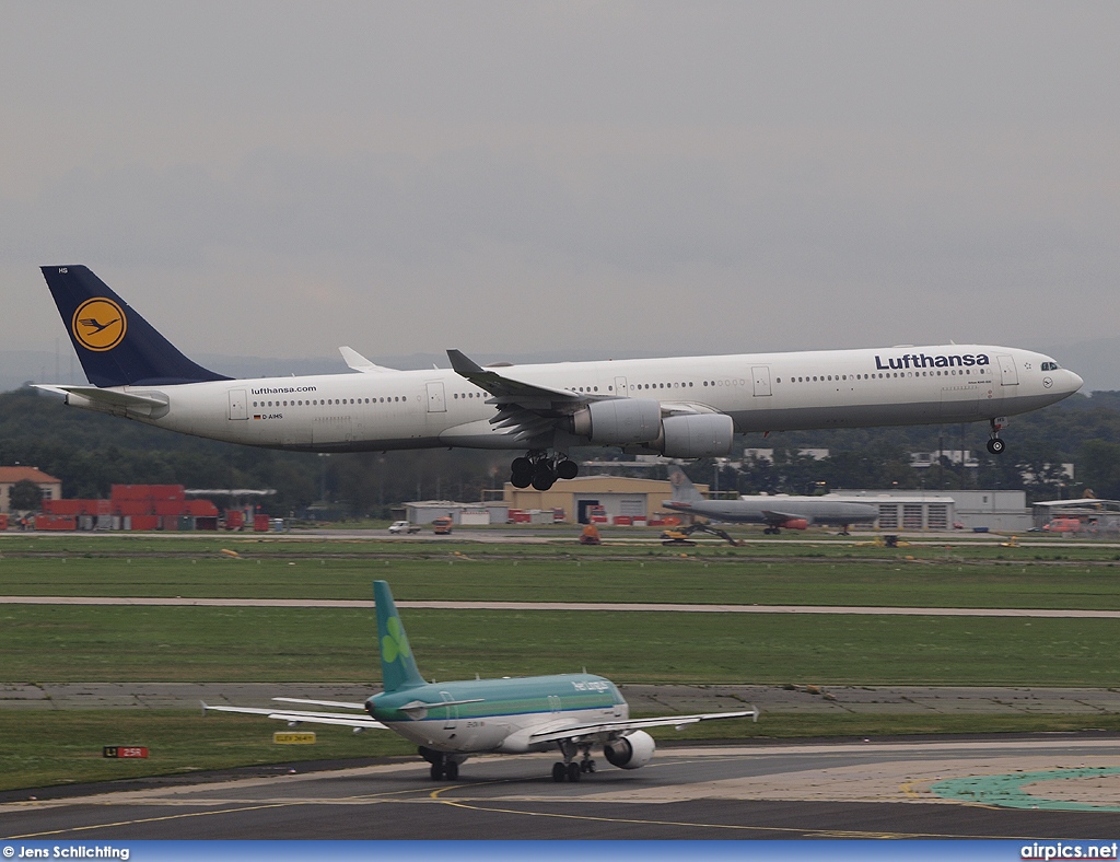 D-AIHS, Airbus A340-600, Lufthansa