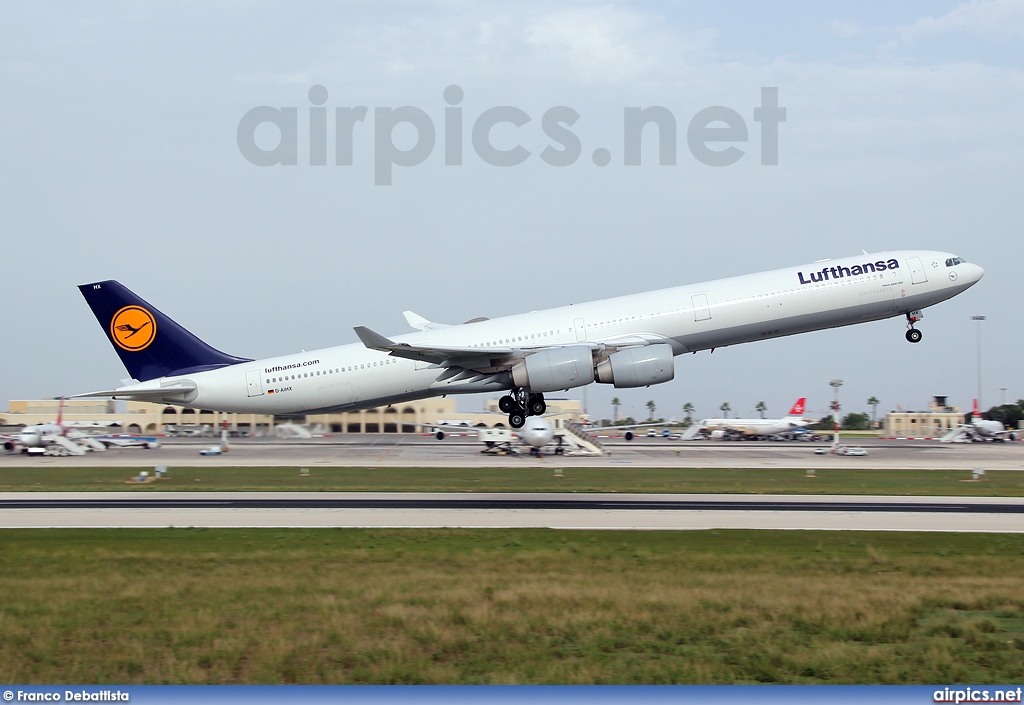 D-AIHX, Airbus A340-600, Lufthansa