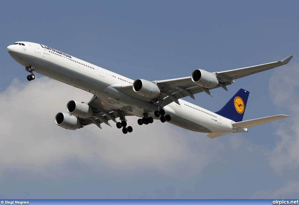 D-AIHZ, Airbus A340-600, Lufthansa