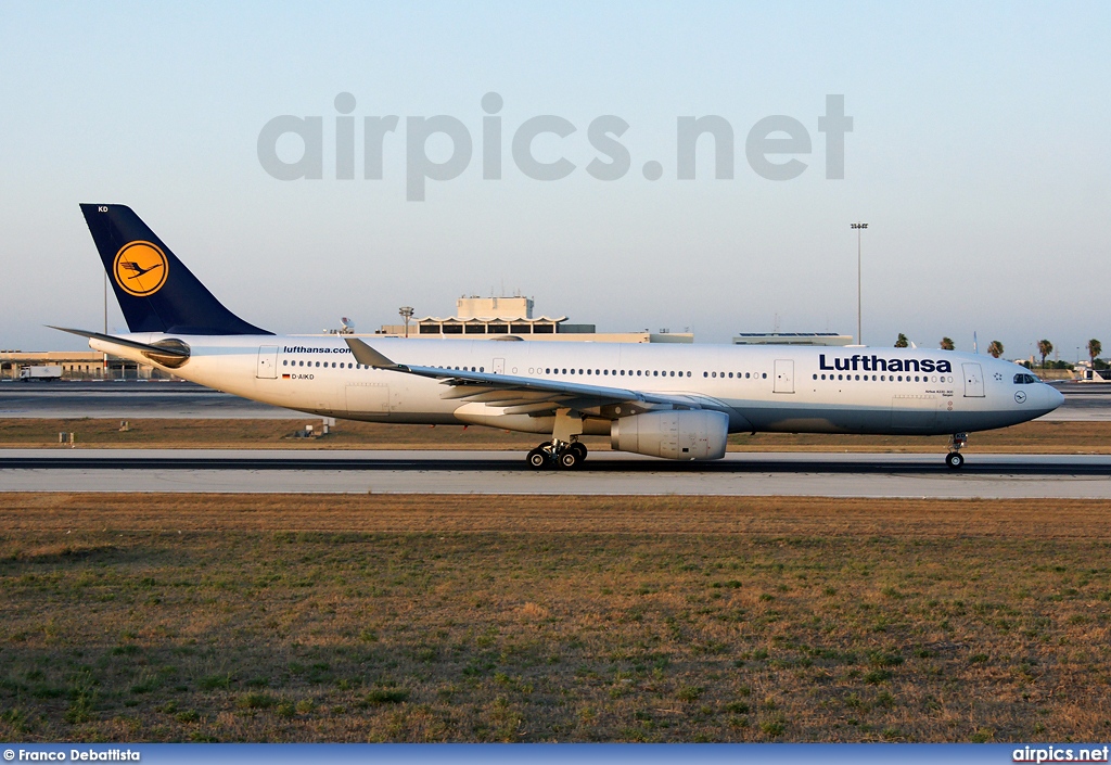 D-AIKD, Airbus A330-300, Lufthansa