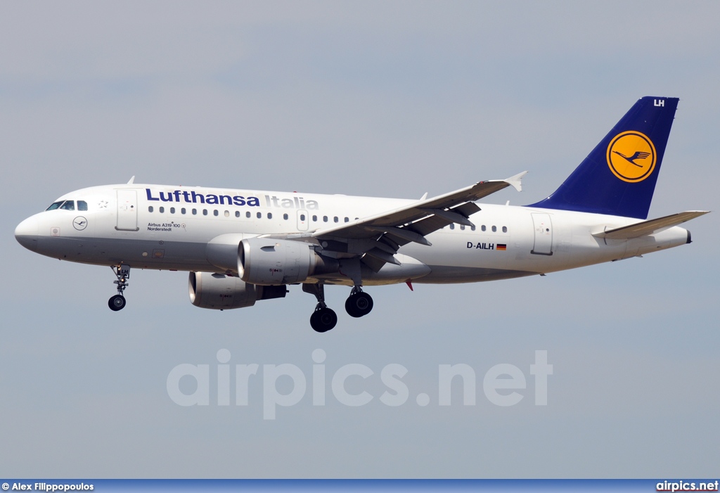 D-AILH, Airbus A319-100, Lufthansa Italia