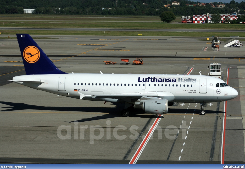 D-AILH, Airbus A319-100, Lufthansa Italia