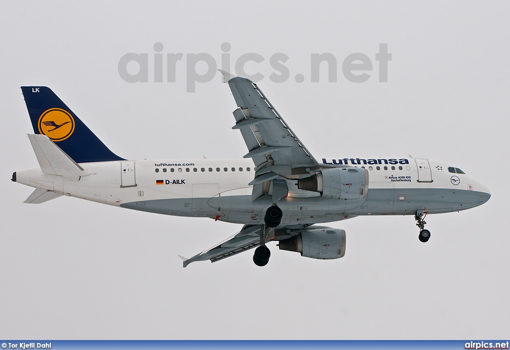 D-AILK, Airbus A319-100, Lufthansa