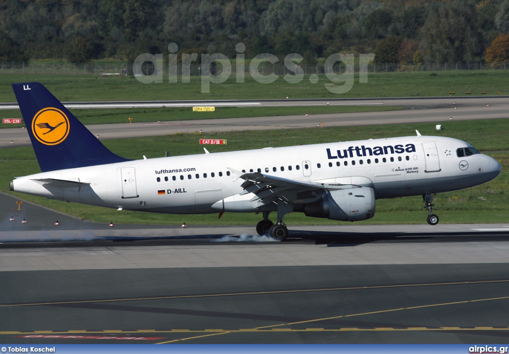 D-AILL, Airbus A319-100, Lufthansa