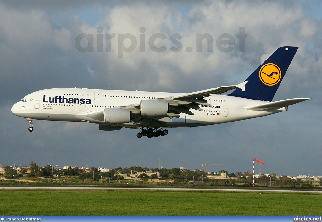 D-AIMA, Airbus A380-800, Lufthansa