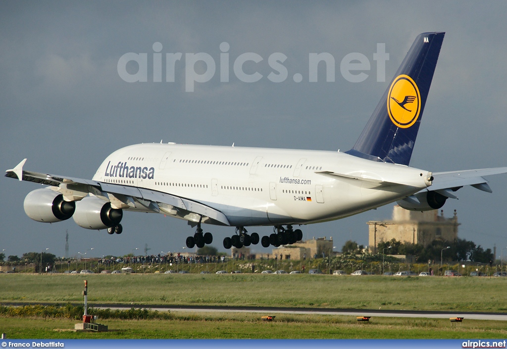 D-AIMA, Airbus A380-800, Lufthansa