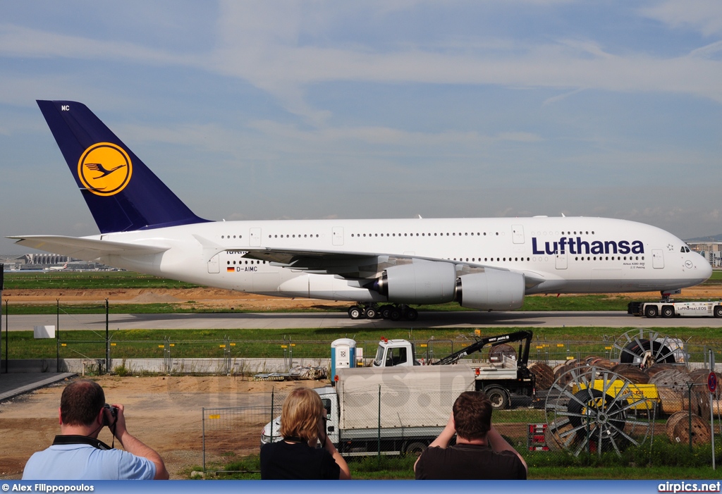 D-AIMC, Airbus A380-800, Lufthansa
