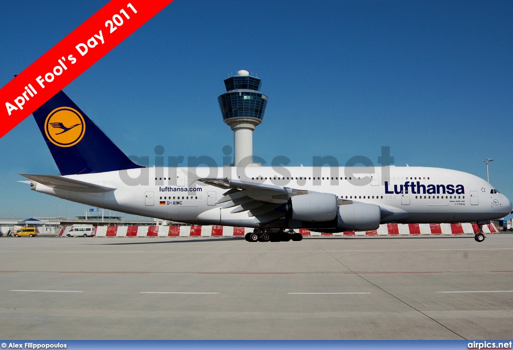 D-AIMC, Airbus A380-800, Lufthansa