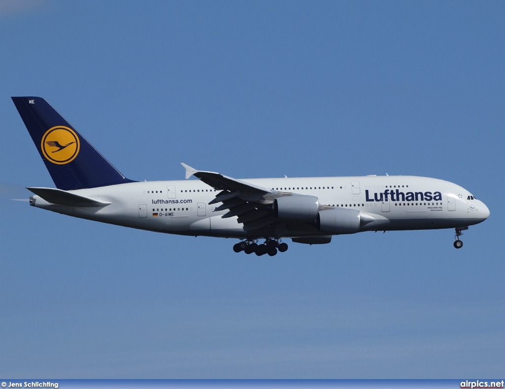 D-AIME, Airbus A380-800, Lufthansa