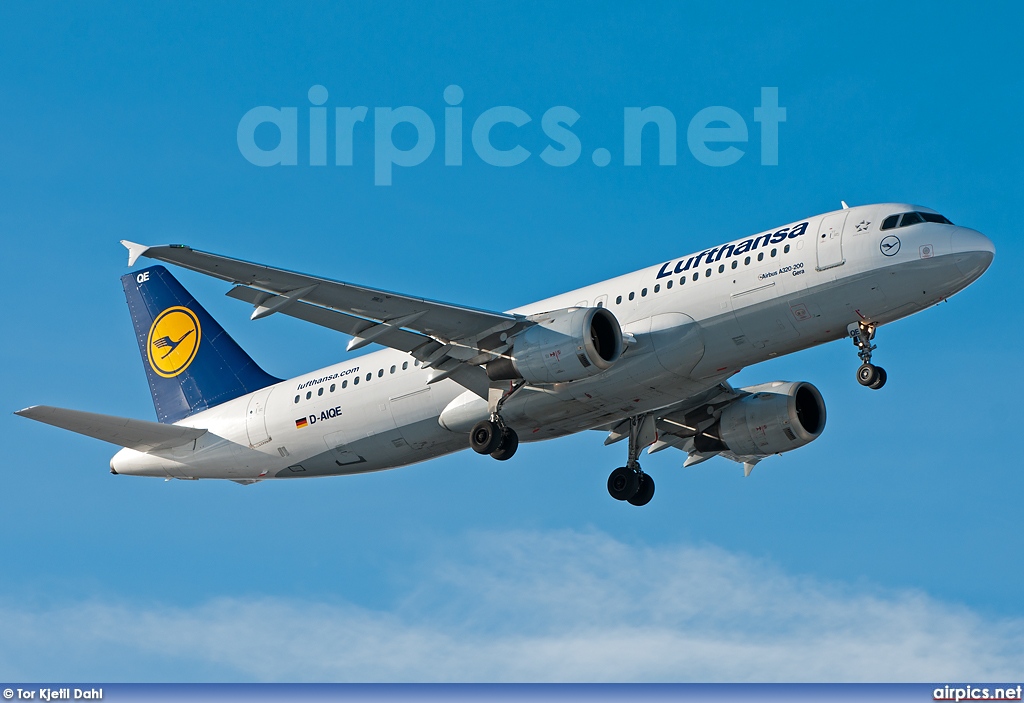 D-AIQE, Airbus A320-200, Lufthansa