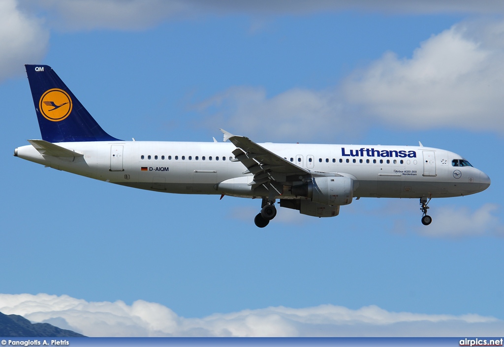 D-AIQM, Airbus A320-200, Lufthansa