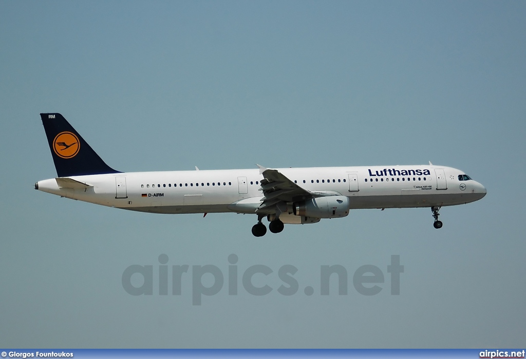 D-AIRM, Airbus A321-100, Lufthansa