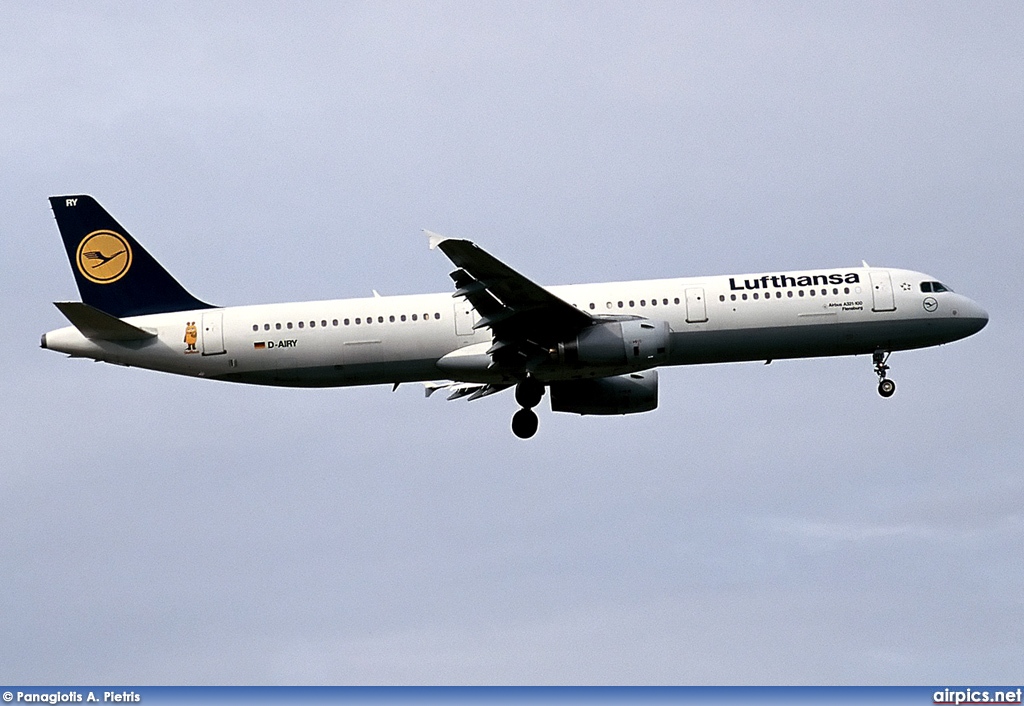 D-AIRY, Airbus A321-100, Lufthansa