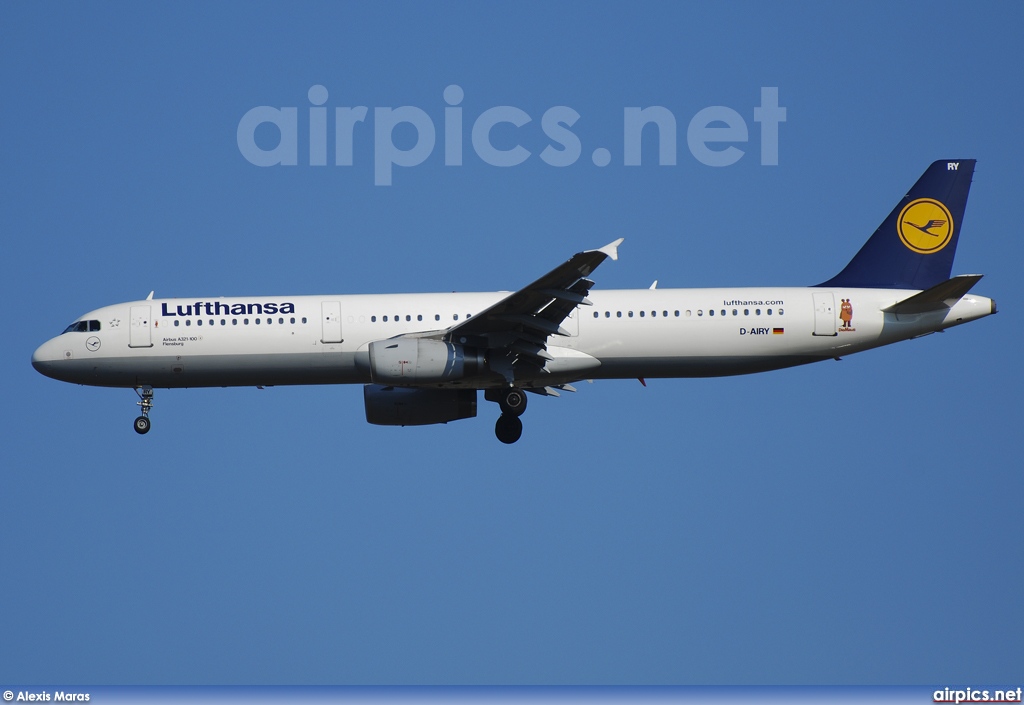 D-AIRY, Airbus A321-100, Lufthansa