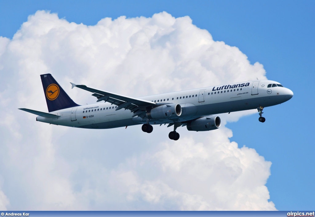 D-AISH, Airbus A321-200, Lufthansa