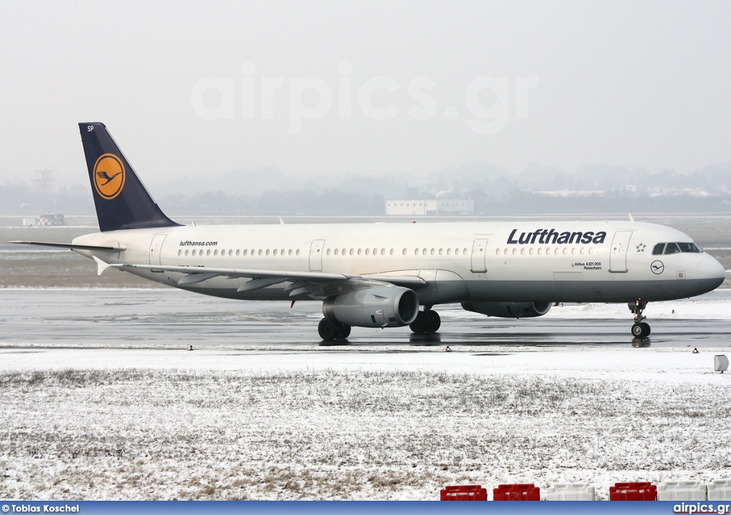 D-AISP, Airbus A321-200, Lufthansa
