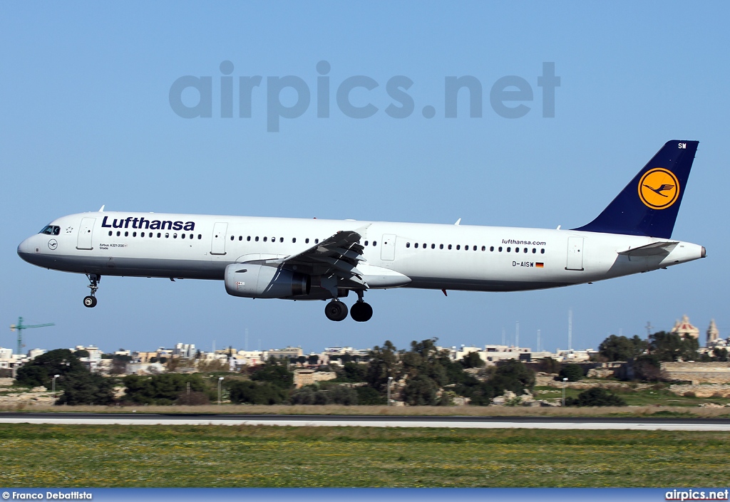 D-AISW, Airbus A321-200, Lufthansa