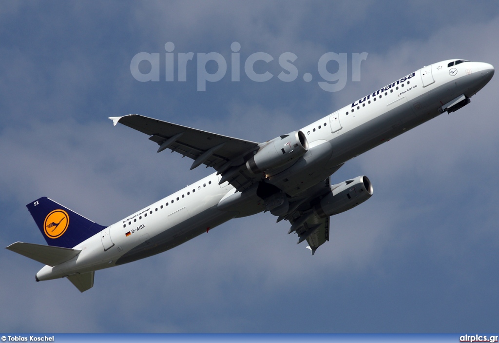 D-AISX, Airbus A321-200, Lufthansa