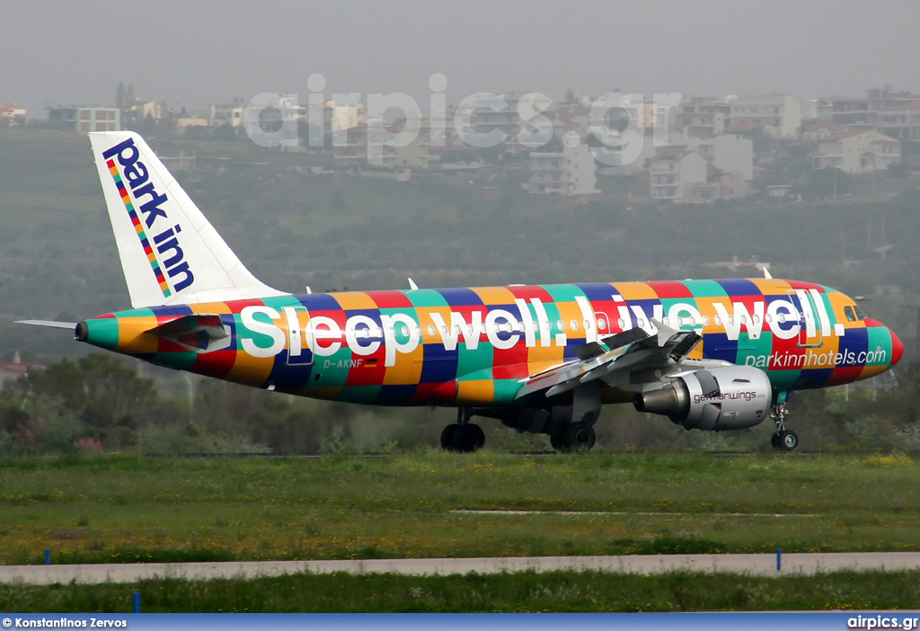 D-AKNF, Airbus A319-100, Germanwings