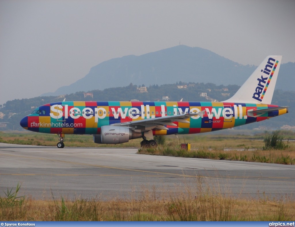 D-AKNF, Airbus A319-100, Germanwings