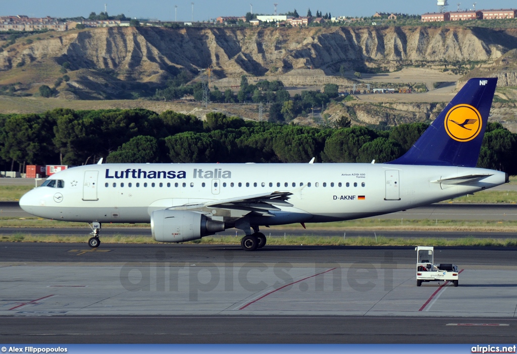 D-AKNF, Airbus A319-100, Lufthansa Italia