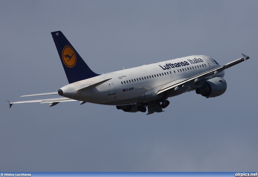 D-AKNF, Airbus A319-100, Lufthansa Italia