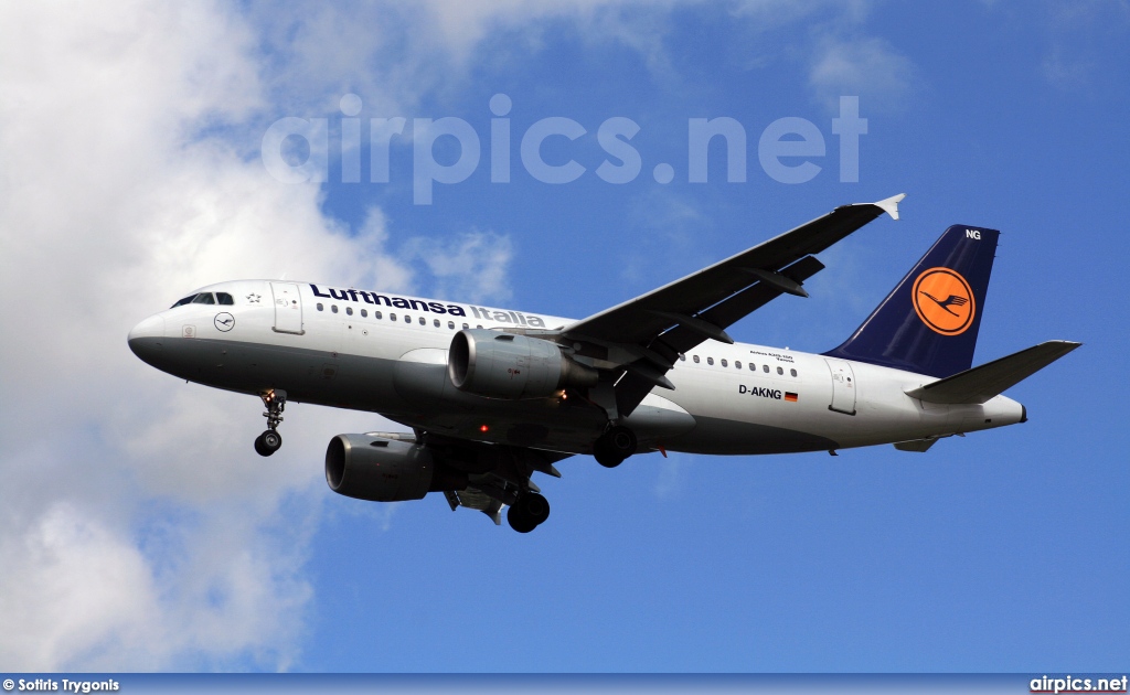 D-AKNG, Airbus A319-100, Lufthansa Italia