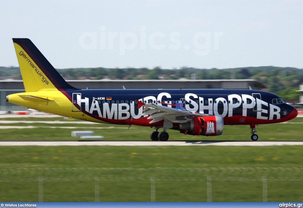 D-AKNI, Airbus A319-100, Germanwings