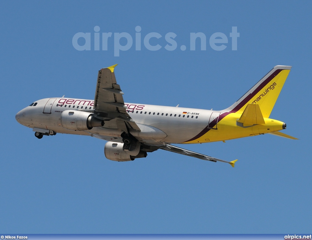 D-AKNK, Airbus A319-100, Germanwings