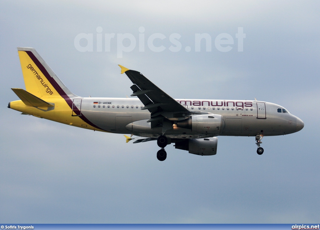 D-AKNK, Airbus A319-100, Germanwings