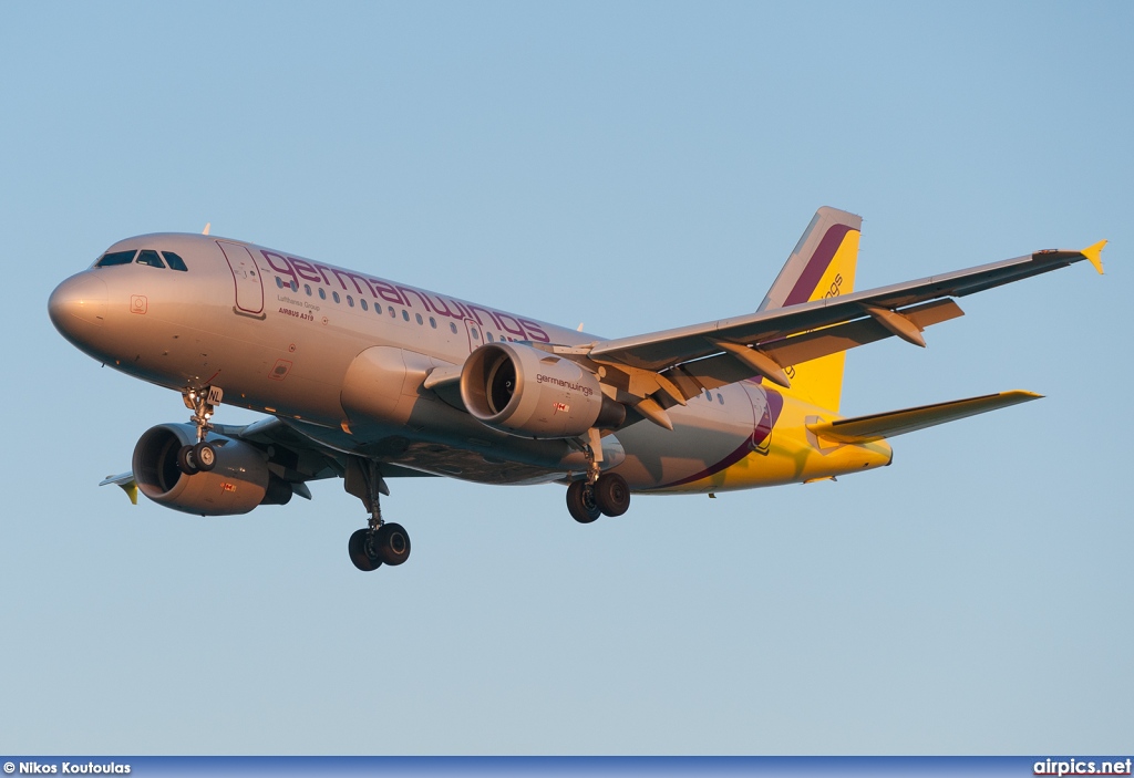 D-AKNL, Airbus A319-100, Germanwings