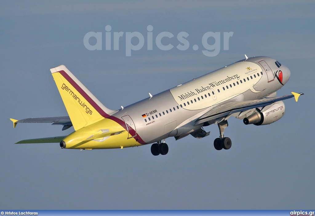 D-AKNM, Airbus A319-100, Germanwings