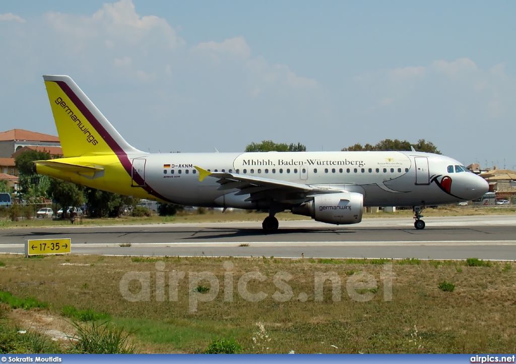 D-AKNM, Airbus A319-100, Germanwings