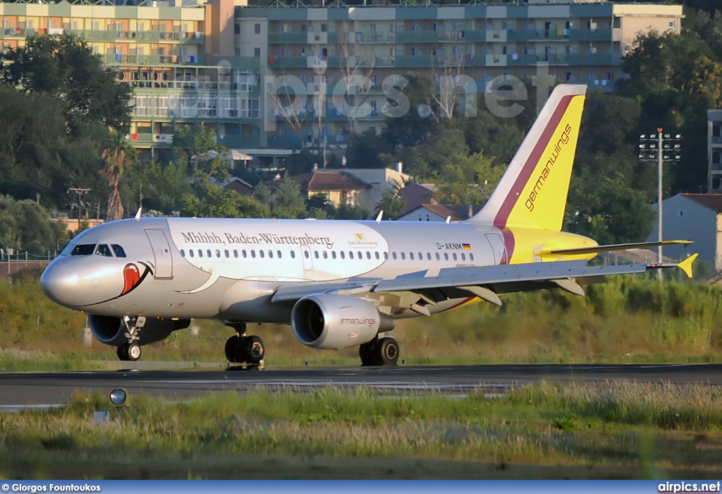 D-AKNM, Airbus A319-100, Germanwings