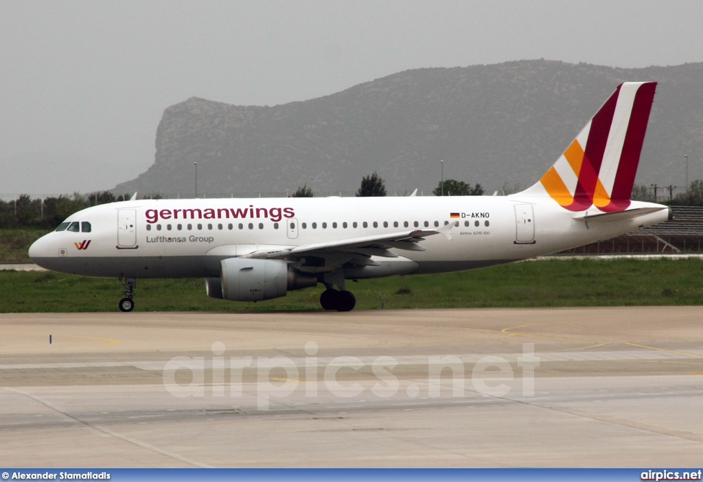 D-AKNO, Airbus A319-100, Germanwings