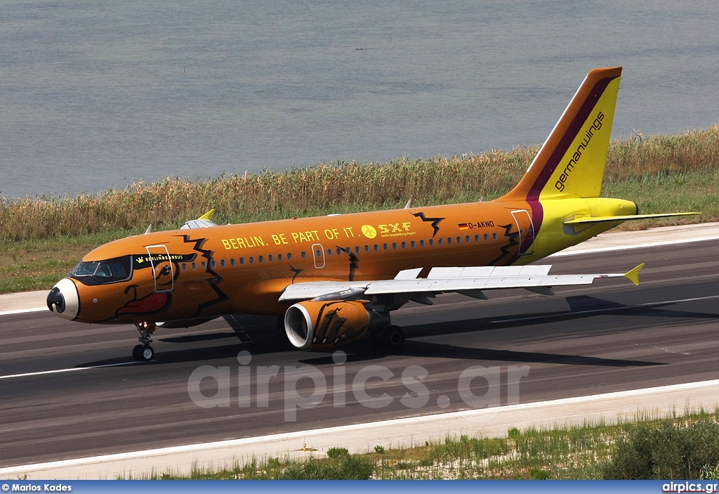 D-AKNO, Airbus A319-100, Germanwings