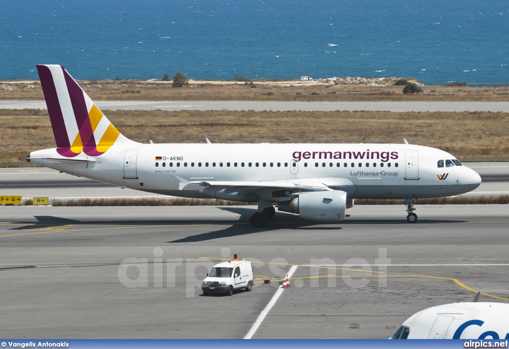 D-AKNO, Airbus A319-100, Germanwings