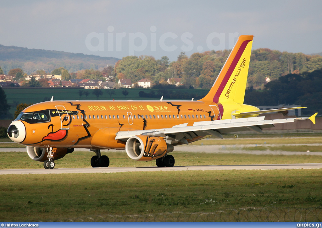 D-AKNO, Airbus A319-100, Germanwings