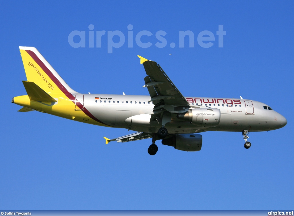 D-AKNP, Airbus A319-100, Germanwings