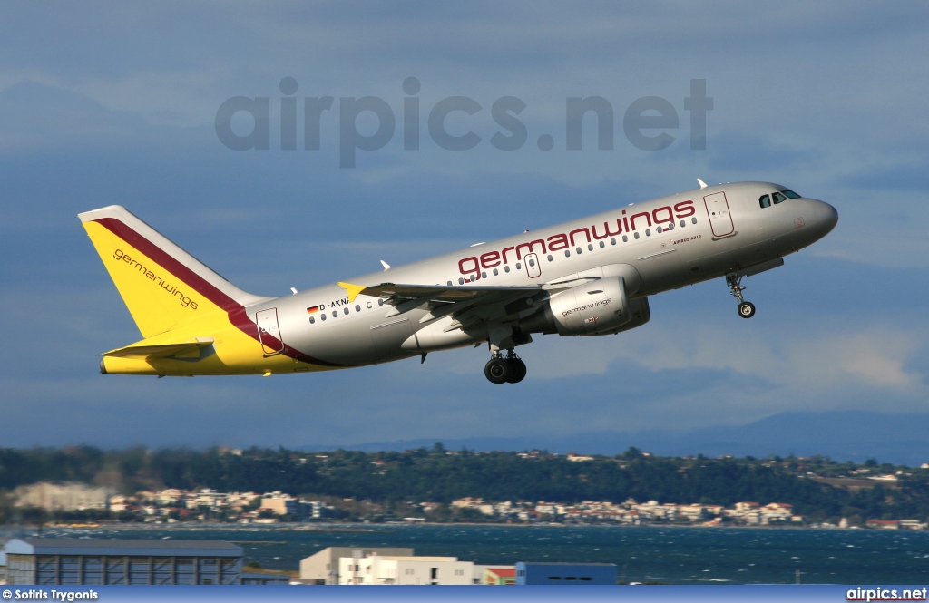 D-AKNP, Airbus A319-100, Germanwings