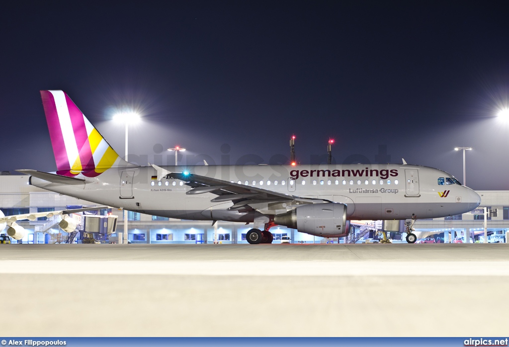 D-AKNP, Airbus A319-100, Germanwings