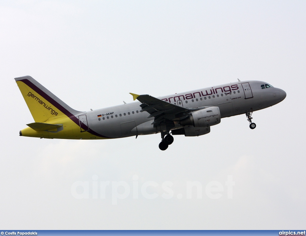 D-AKNP, Airbus A319-100, Germanwings