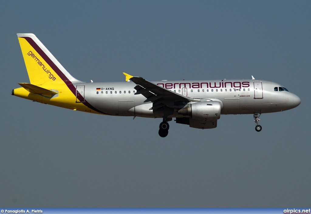 D-AKNQ, Airbus A319-100, Germanwings